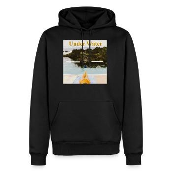 under water - Men's Premium Hoodie - black - Front - Nico (187cm) & Julia (174cm)