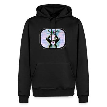 Fetish Fantasies EXHIBITIONIST - Men's Premium Hoodie - black - Front - Nico (187cm) & Julia (174cm)