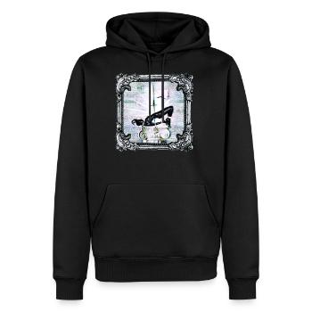 Fetish Fantasies MASOCHIST - Men's Premium Hoodie - black - Front - Nico (187cm) & Julia (174cm)