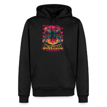 Mothman Black Bridge Have You Seen The - Men's Premium Hoodie - black - Front - Nico (187cm) & Julia (174cm)