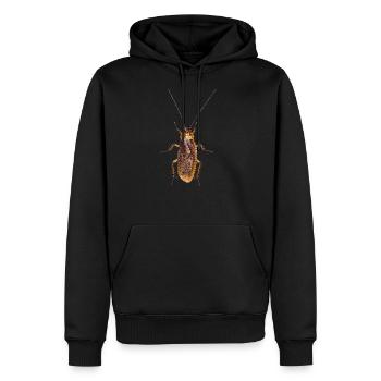 BEDAZZLED ROACH - Men's Premium Hoodie - black - Front - Nico (187cm) & Julia (174cm)