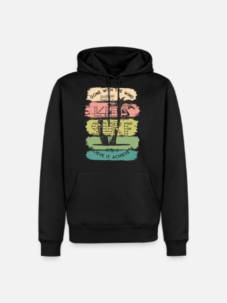 Kite Surf - Men's Premium Hoodie - black