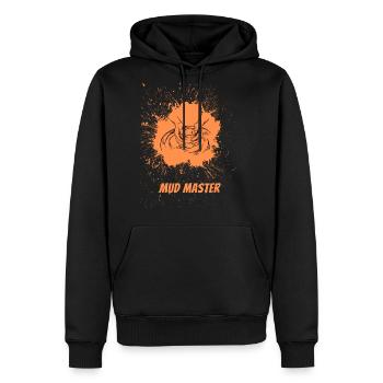 Mud Master - Men's Premium Hoodie - black - Front - Nico (187cm) & Julia (174cm)