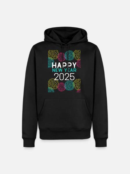 new year design - Men's Premium Hoodie - black