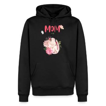Mom To Be Gift for Expecting Mothers - Men's Premium Hoodie - black - Front - Nico (187cm) & Julia (174cm)