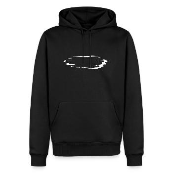 dash icon cracks - Men's Premium Hoodie - black - Front - Nico (187cm) & Julia (174cm)