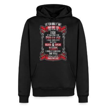 Paramedics Paramedic Emergency Call Doctor - Men's Premium Hoodie - black - Front - Nico (187cm) & Julia (174cm)
