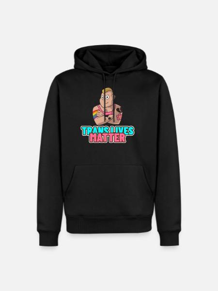 Trans Lives Matter - Men's Premium Hoodie - black