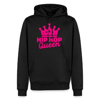Hip hop - Men's Premium Hoodie - black - Front - Nico (187cm) & Julia (174cm)