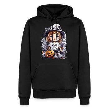 halloween toddler - Men's Premium Hoodie - black - Front - Nico (187cm) & Julia (174cm)
