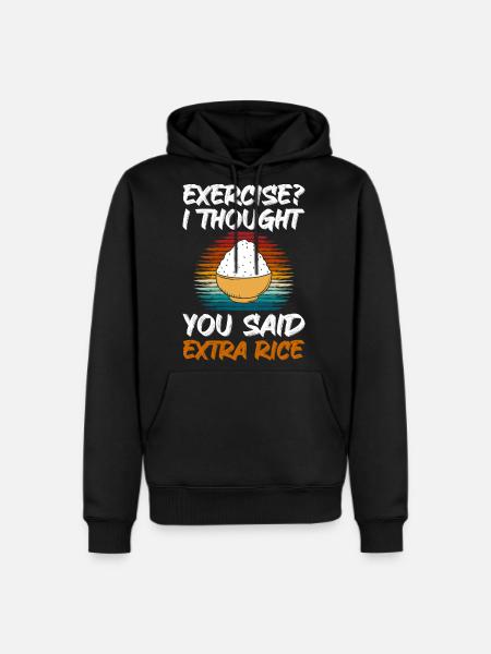 Menu Meal Drinks - Men's Premium Hoodie - black