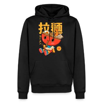 Ramen Boy - Men's Premium Hoodie - black - Front - Nico (187cm) & Julia (174cm)