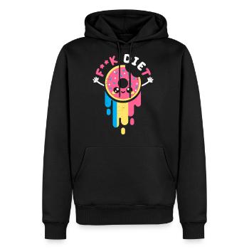 Die Diet - Men's Premium Hoodie - black - Front - Nico (187cm) & Julia (174cm)