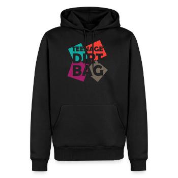 TEENAGE DIRTBAG - Men's Premium Hoodie - black - Front - Nico (187cm) & Julia (174cm)