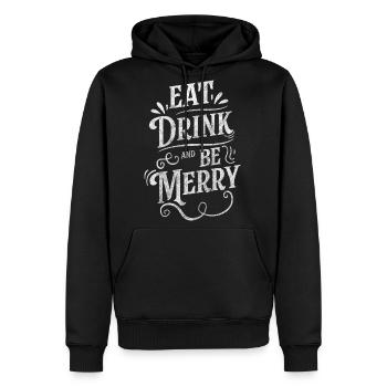 Meal Connoisseur Hotel - Men's Premium Hoodie - black - Front - Nico (187cm) & Julia (174cm)