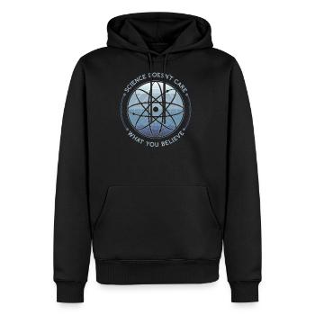 Science Doesn't Care - Men's Premium Hoodie - black - Front - Nico (187cm) & Julia (174cm)