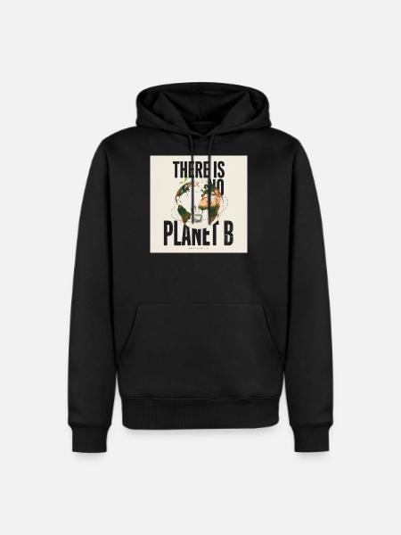 There Is No Planet B - Men's Premium Hoodie - black