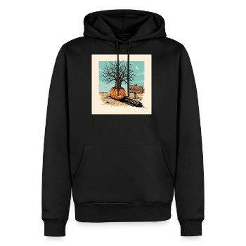 Dali Style Surreal Halloween Desert Piano Art - Men's Premium Hoodie - black - Front - Nico (187cm) & Julia (174cm)