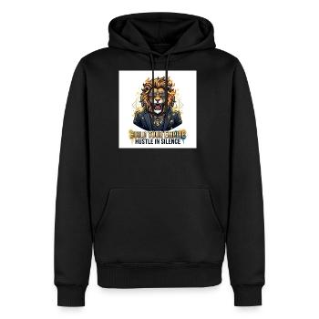 Build Your Empire - Men's Premium Hoodie - black - Front - Nico (187cm) & Julia (174cm)