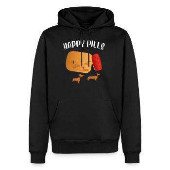 My Happy Pills - Men's Premium Hoodie - black - Front - Nico (187cm) & Julia (174cm)