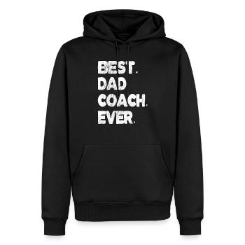 Best Coach Dad Coaching Sports Coach Dad Coaches - Men's Premium Hoodie - black - Front - Nico (187cm) & Julia (174cm)