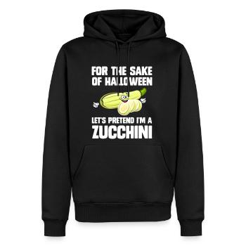 For The Sake Of Halloween Let's Pretent - Men's Premium Hoodie - black - Front - Nico (187cm) & Julia (174cm)