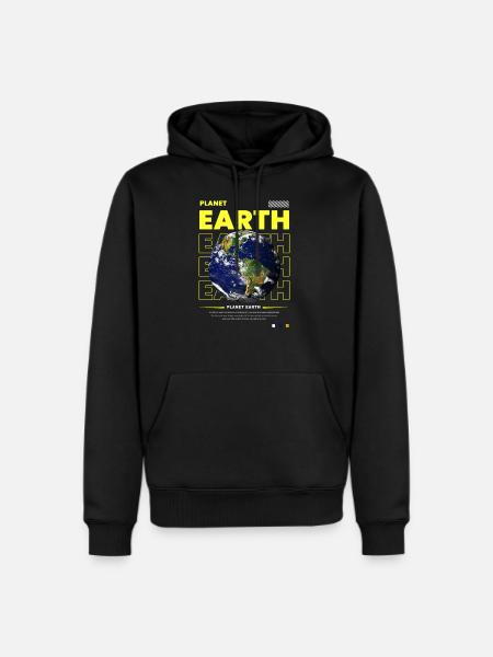 Planet Earth Streetwear - Men's Premium Hoodie - black