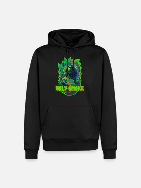 HOLY SMOKE - Men's Premium Hoodie - black