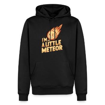 Stargazing Adventures Under the Meteor Shower - Men's Premium Hoodie - black - Front - Nico (187cm) & Julia (174cm)