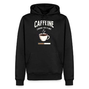 Retro Computing Fans Vintage Computers Old-School - Men's Premium Hoodie - black - Front - Nico (187cm) & Julia (174cm)