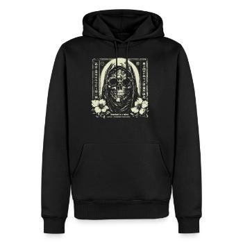 Post Apocalypse - Men's Premium Hoodie - black - Front - Nico (187cm) & Julia (174cm)