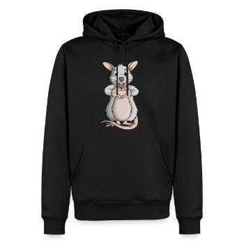 rats house rats kids girls ladies rat - Men's Premium Hoodie - black - Front - Nico (187cm) & Julia (174cm)