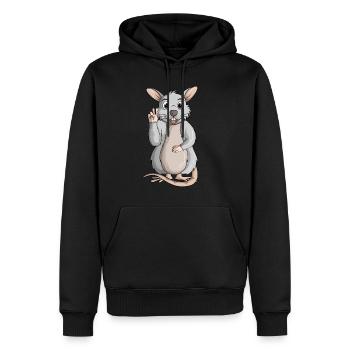 rats house rats rat ladies kids girls - Men's Premium Hoodie - black - Front - Nico (187cm) & Julia (174cm)