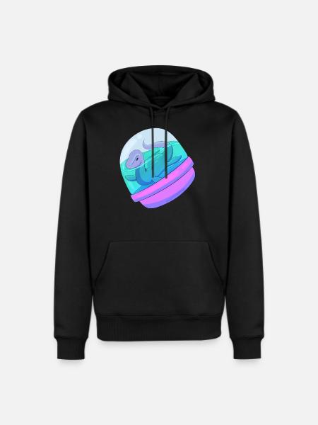 Capsule Cryptids Nessie - Men's Premium Hoodie - black