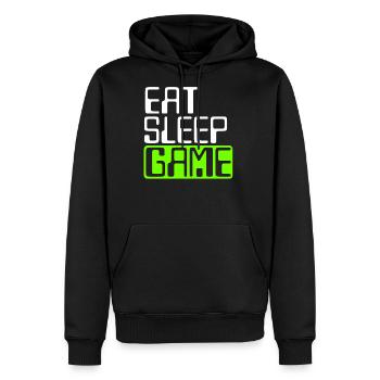 Gaming Gamer Game - Men's Premium Hoodie - black - Front - Nico (187cm) & Julia (174cm)