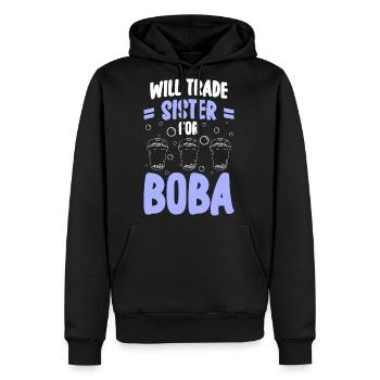 Bubble Tea Bubbles Taiwan Iced Tea - Men's Premium Hoodie - black - Front - Nico (187cm) & Julia (174cm)