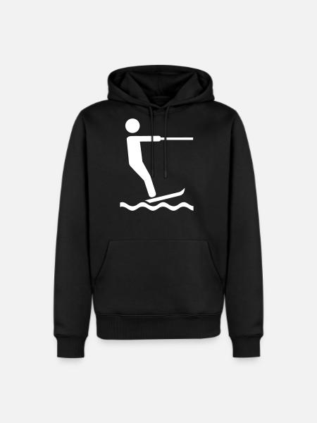 Water ski - Men's Premium Hoodie - black