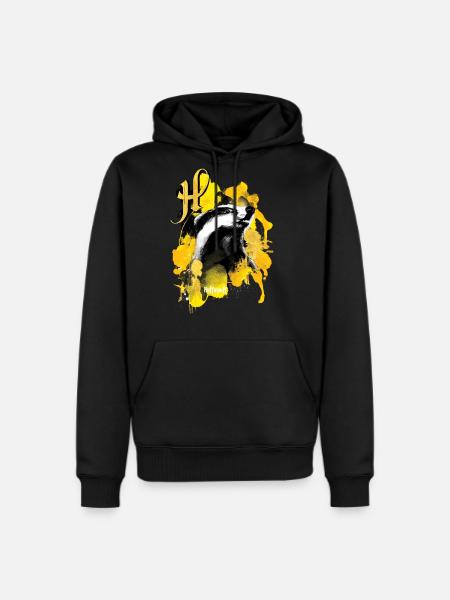 Harry Potter Hufflepuff Badger - Men's Premium Hoodie - black