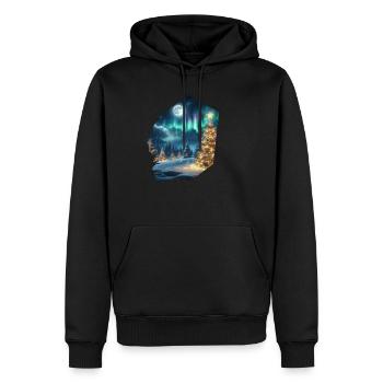 Christmas by Starlight - Men's Premium Hoodie - black - Front - Nico (187cm) & Julia (174cm)