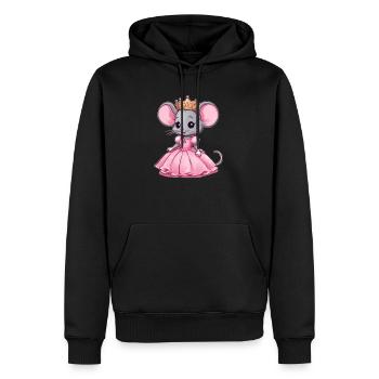 Cute princess mouse - Men's Premium Hoodie - black - Front - Nico (187cm) & Julia (174cm)