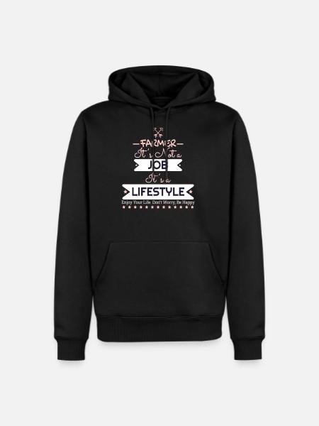 FARMER - Men's Premium Hoodie - black