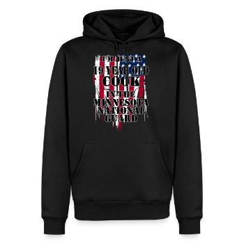19 Year Old Cook - Men's Premium Hoodie - black - Front - Nico (187cm) & Julia (174cm)