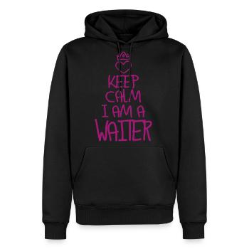 Best Waiter Ever Waiter Gift - Men's Premium Hoodie - black - Front - Nico (187cm) & Julia (174cm)
