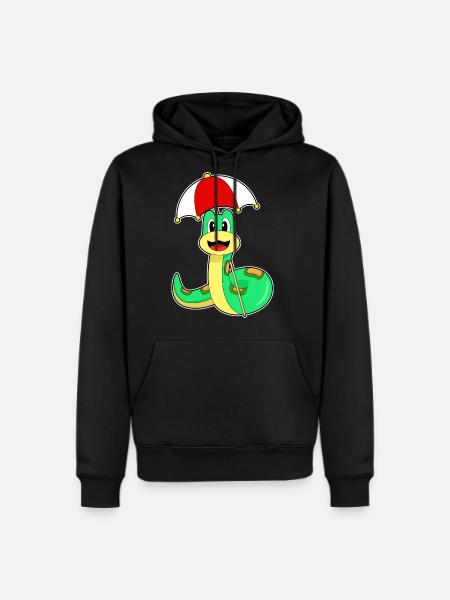 Snake Umbrella - Men's Premium Hoodie - black