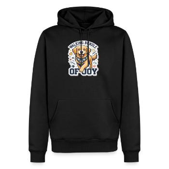 Walking Bundle Of Joy - Men's Premium Hoodie - black - Front - Nico (187cm) & Julia (174cm)