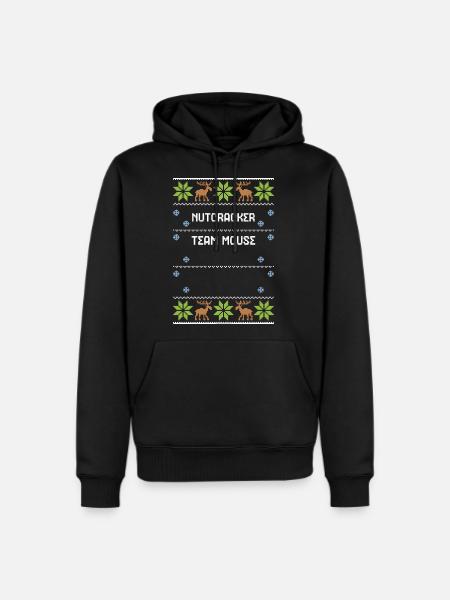 Nutcracker Team Mouse - Men's Premium Hoodie - black