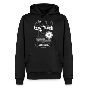 Retro computer technology - Men's Premium Hoodie - black - Front - Nico (187cm) & Julia (174cm)