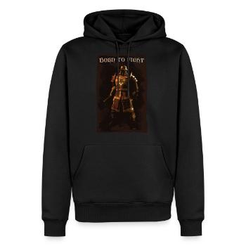 Medieval Soldier With Armor And Bat - Men's Premium Hoodie - black - Front - Nico (187cm) & Julia (174cm)