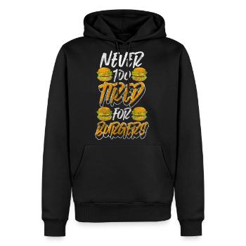 Meal Food Hotel Menu - Men's Premium Hoodie - black - Front - Nico (187cm) & Julia (174cm)