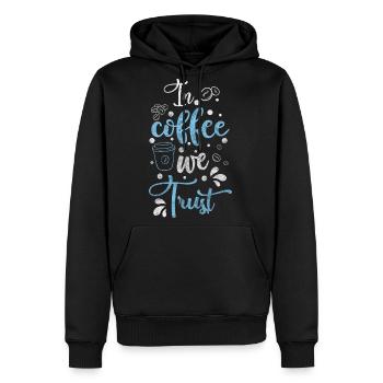 Coffee Coffee Machine Espresso Coffee Shop - Men's Premium Hoodie - black - Front - Nico (187cm) & Julia (174cm)